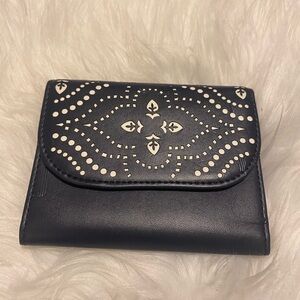 Vera Bradley Midnight Blue Wallet with Cream Accents